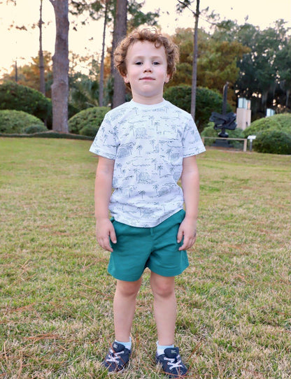 Kid's Organic Cotton Shorts - Passion Lilie