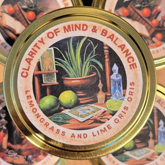 Clarity of Mind, Lime & Lemon Grass | Coconut Soy Candle
