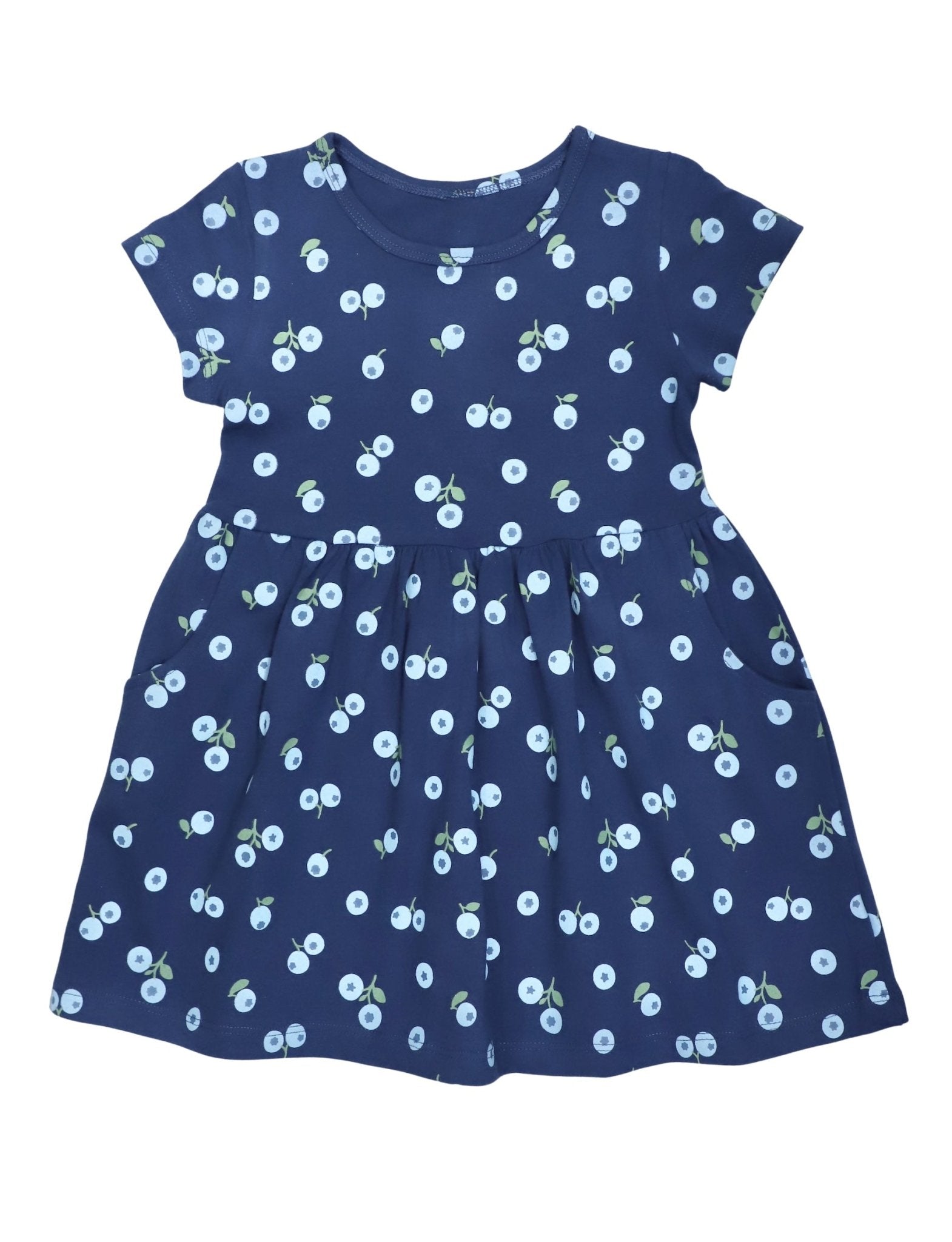 Little Blueberry Organic Twirl Dress - Passion Lilie