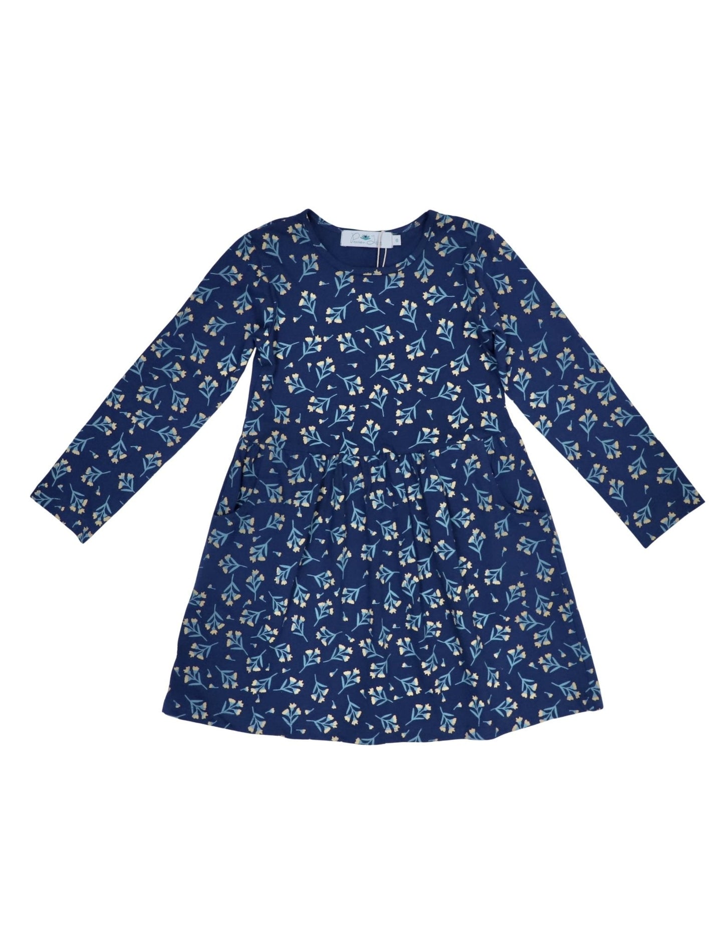Little Meadow Organic Twirl Dress - Passion Lilie