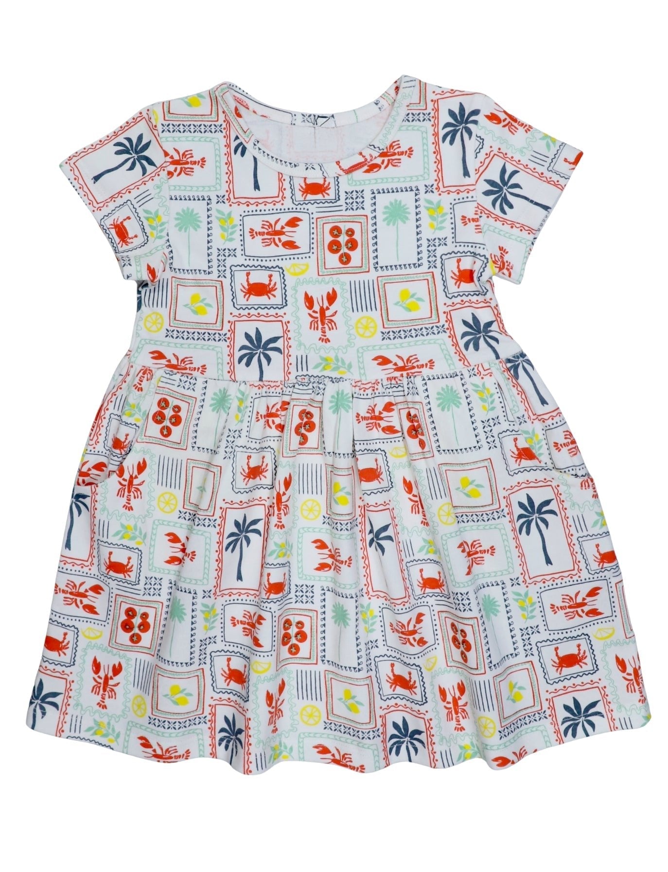Little NOLA Riviera Organic Dress - Passion Lilie