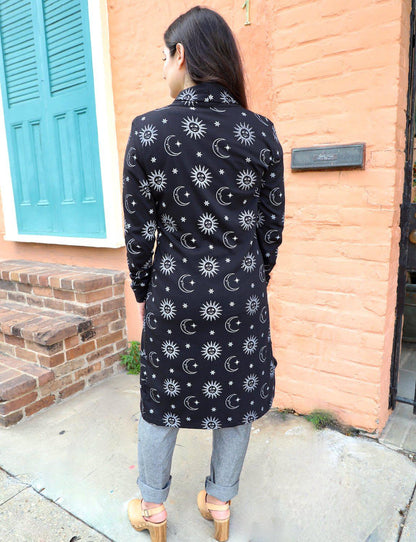 Lunar Organic Cardigan - Passion Lilie