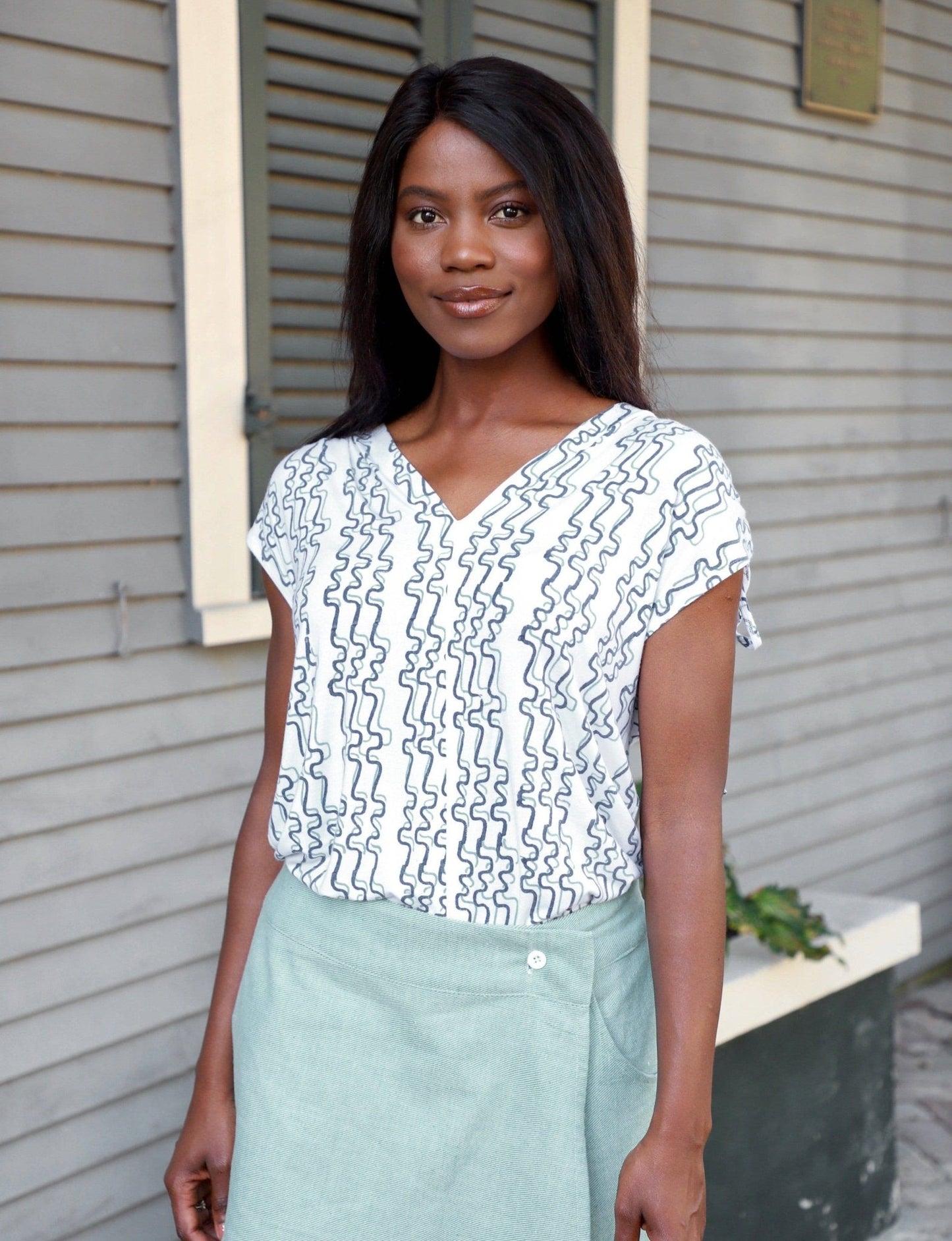 Mambo Organic Modal Top - Passion Lilie