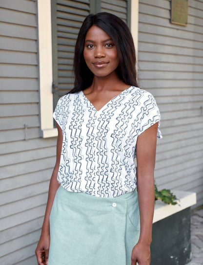 Mambo Organic Modal Top - Passion Lilie