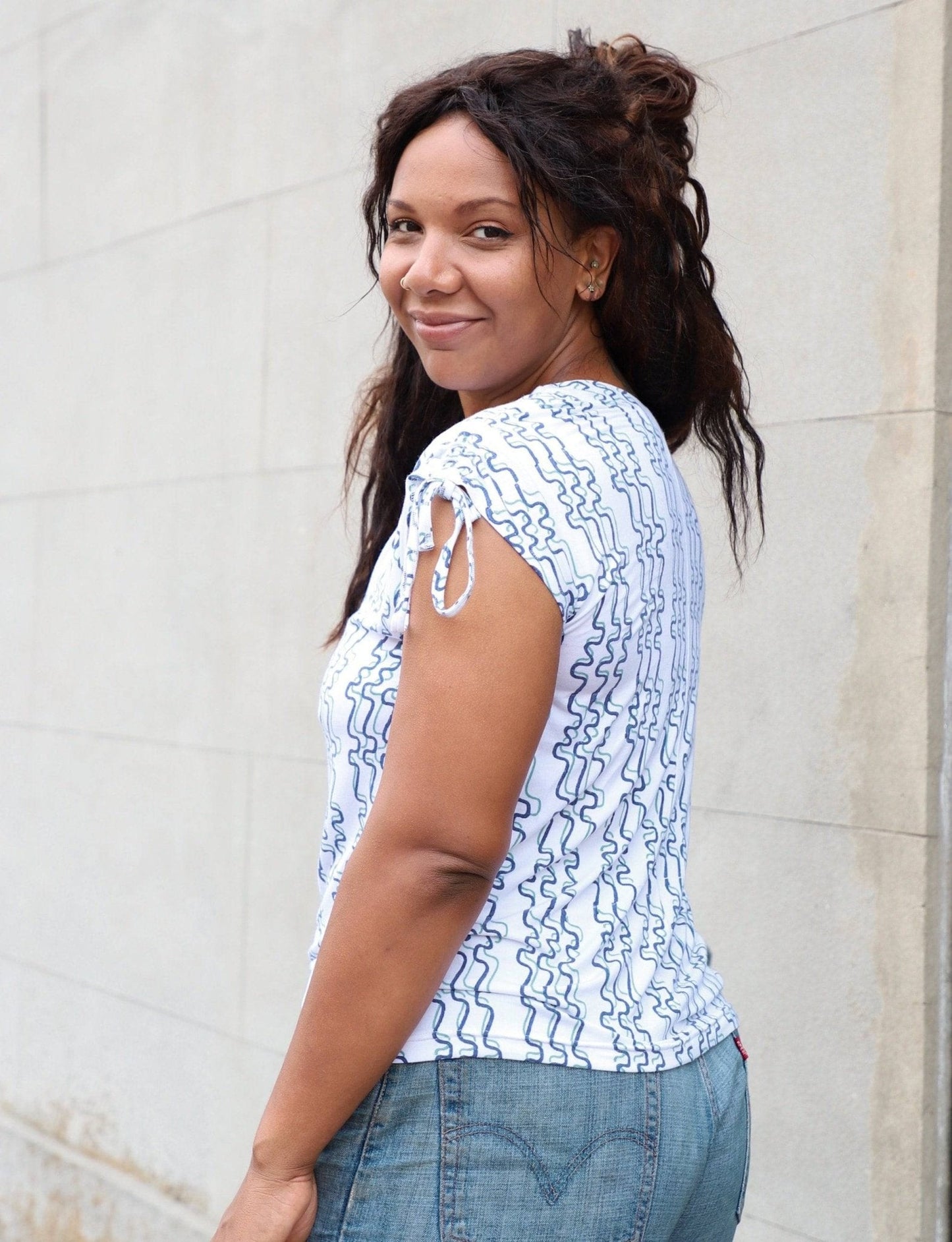 Mambo Organic Modal Top - Passion Lilie