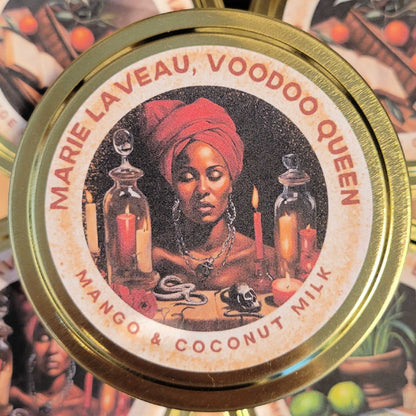 Marie Laveau Voodoo Queen, Mango Coconut | Soy Candle