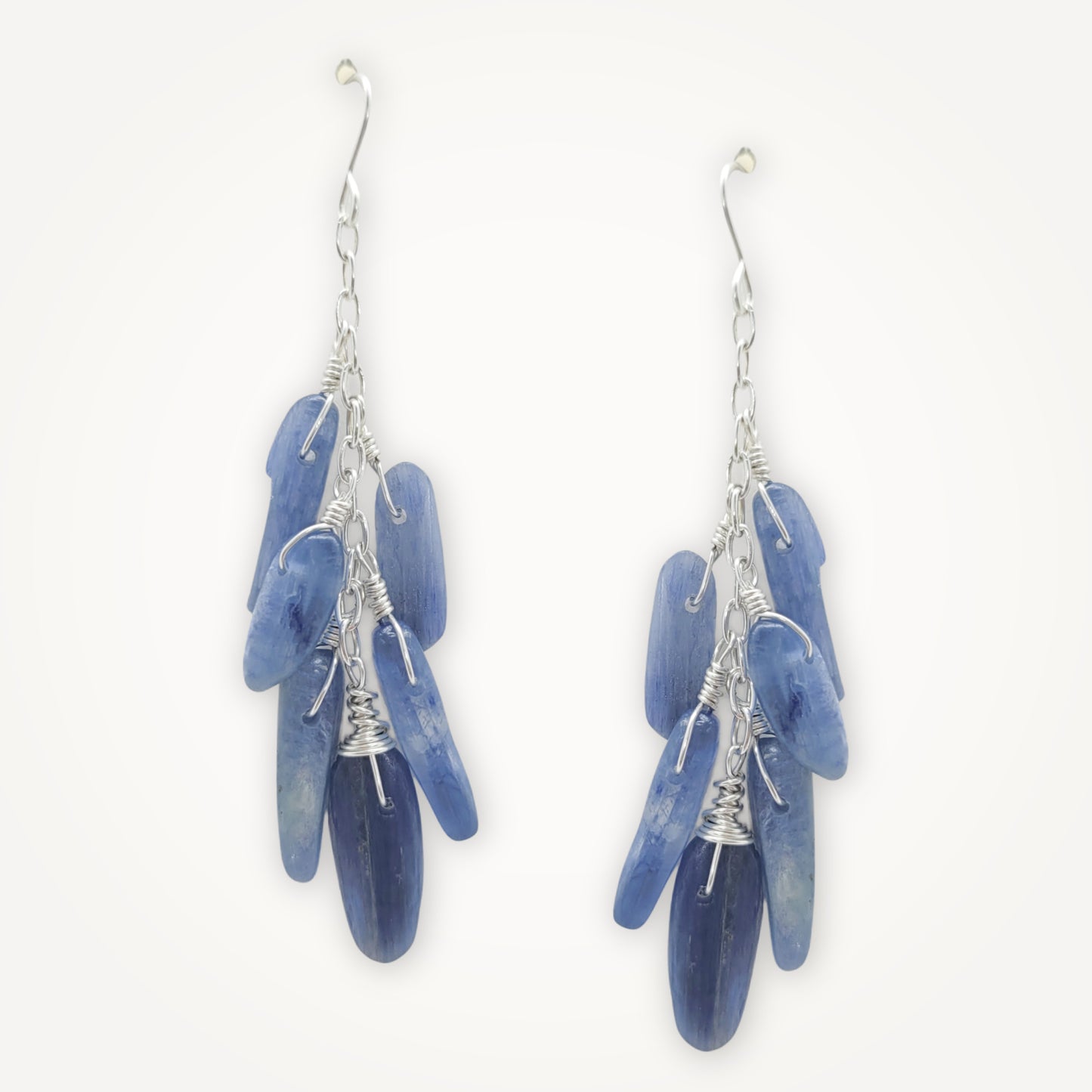 Mediterranean Earrings • Green Kyanite