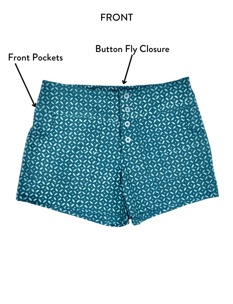 Mirage Organic Cotton Shorts - Passion Lilie