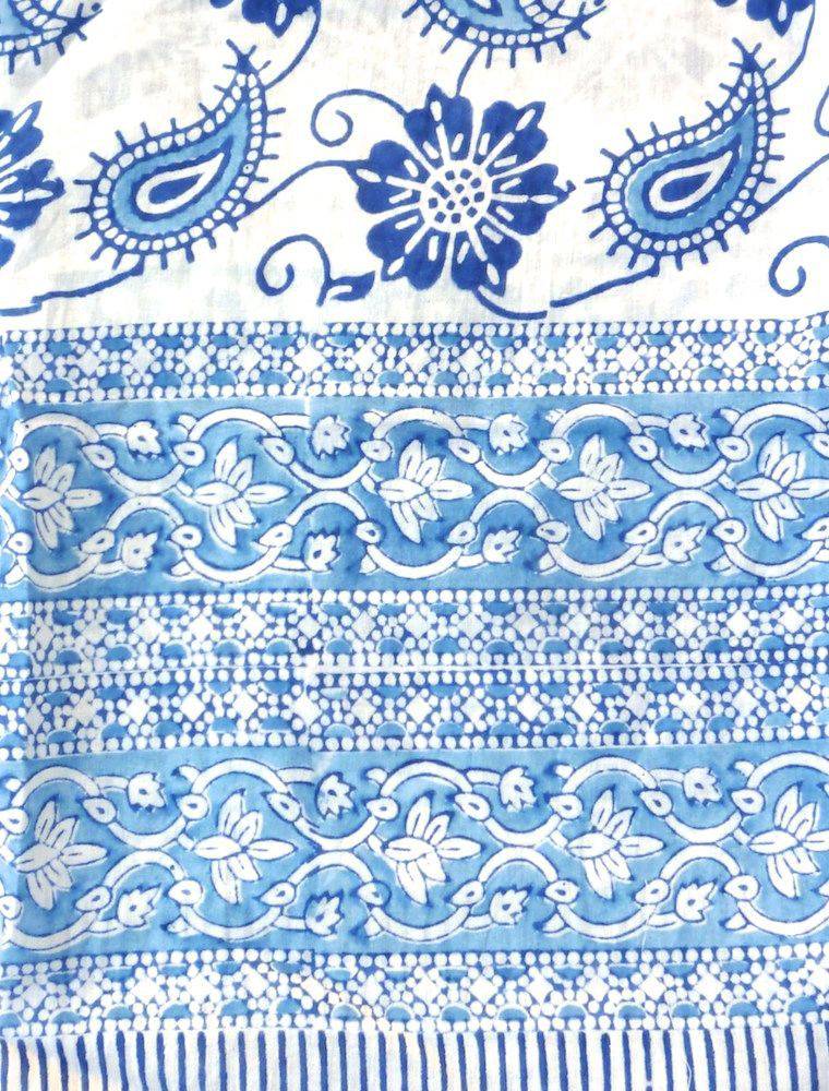 Mom's Favorite Blue Sarong - Passion Lilie