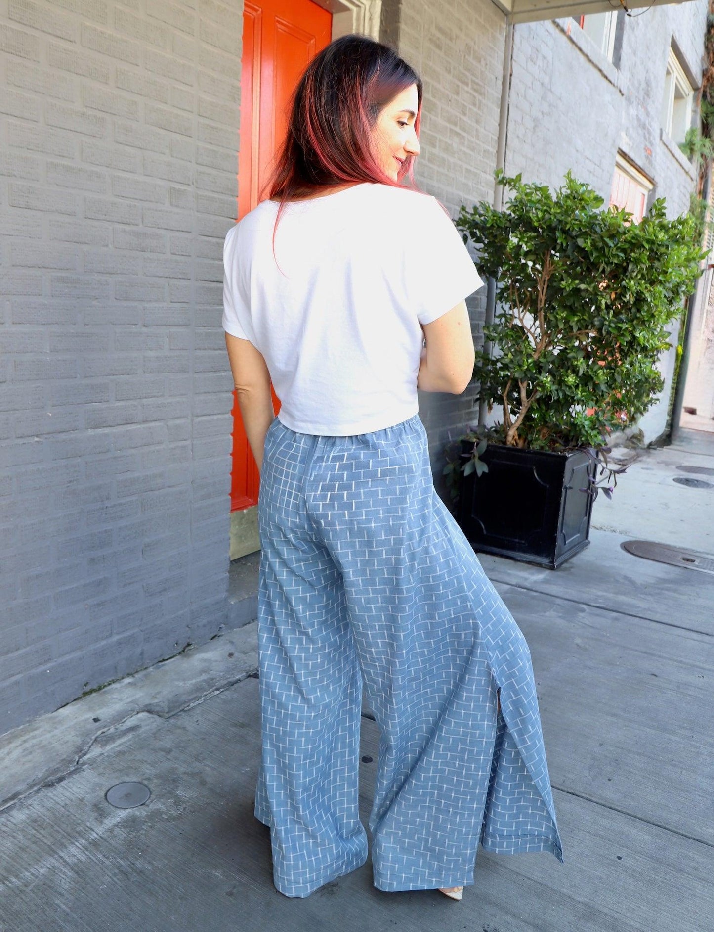 Nila Sky Organic Cotton Spinnaker Pants - Passion Lilie