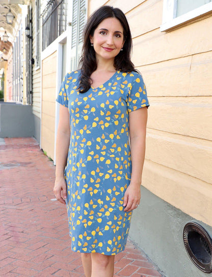 Pear - fection Organic Dress - Passion Lilie
