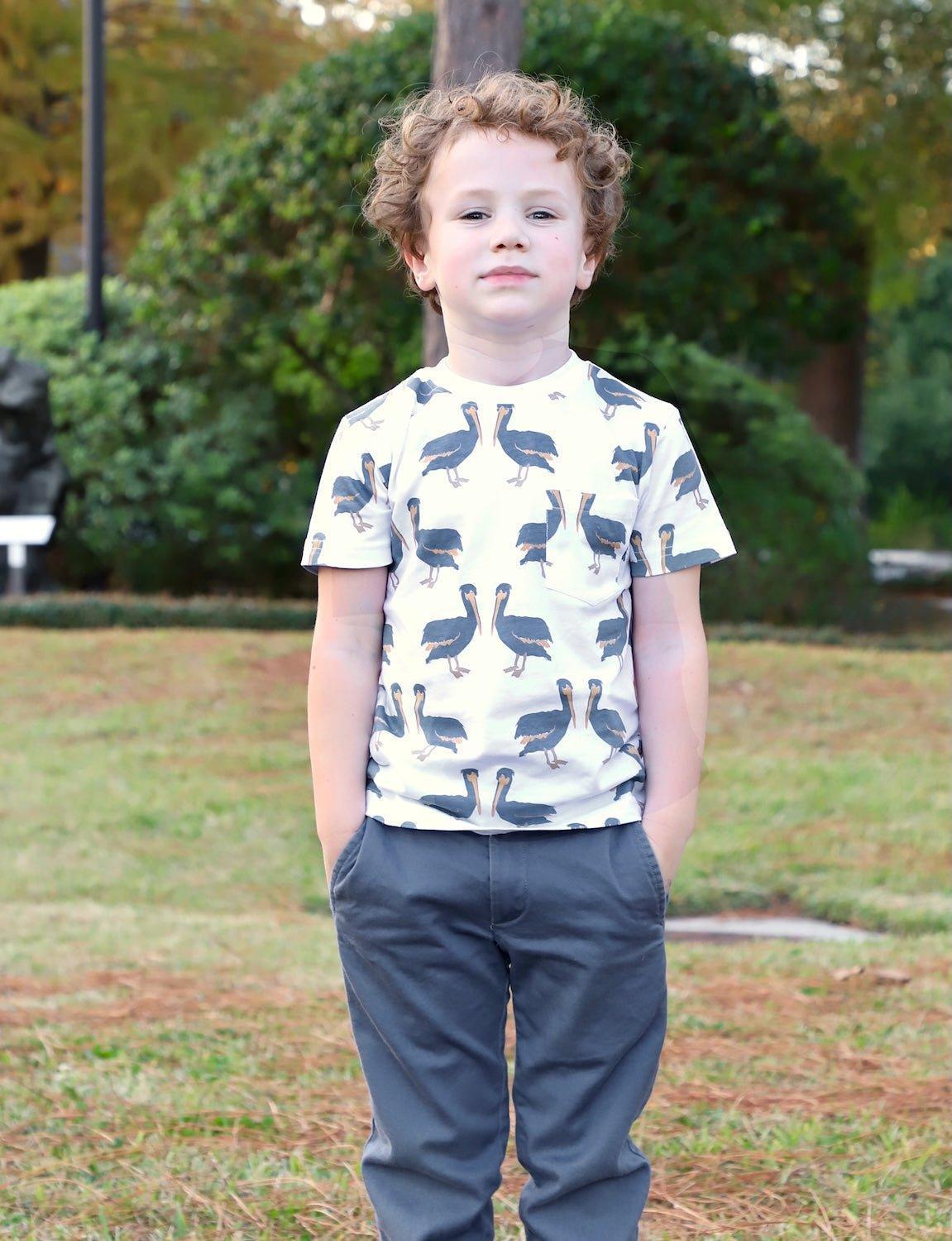 Pelican Bay Kid's Organic Cotton T-Shirt - Passion Lilie