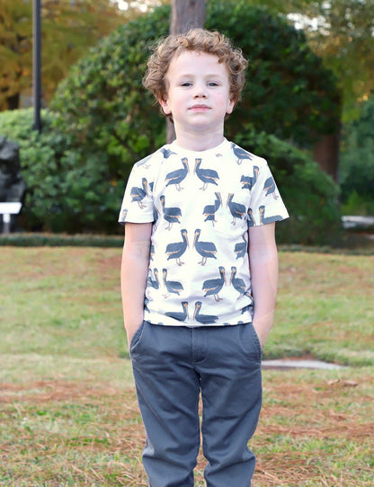 Pelican Bay Kid's Organic Cotton T-Shirt - Passion Lilie