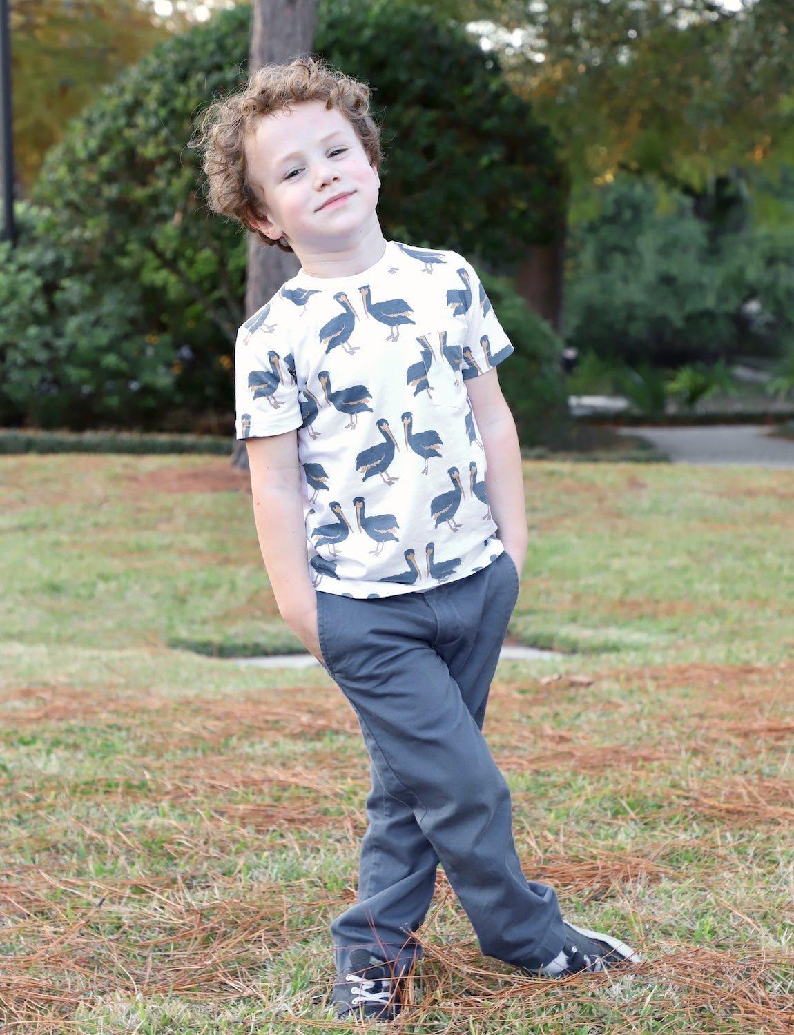 Pelican Bay Kid's Organic Cotton T-Shirt - Passion Lilie