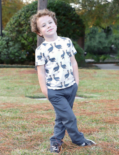 Pelican Bay Kid's Organic Cotton T-Shirt - Passion Lilie