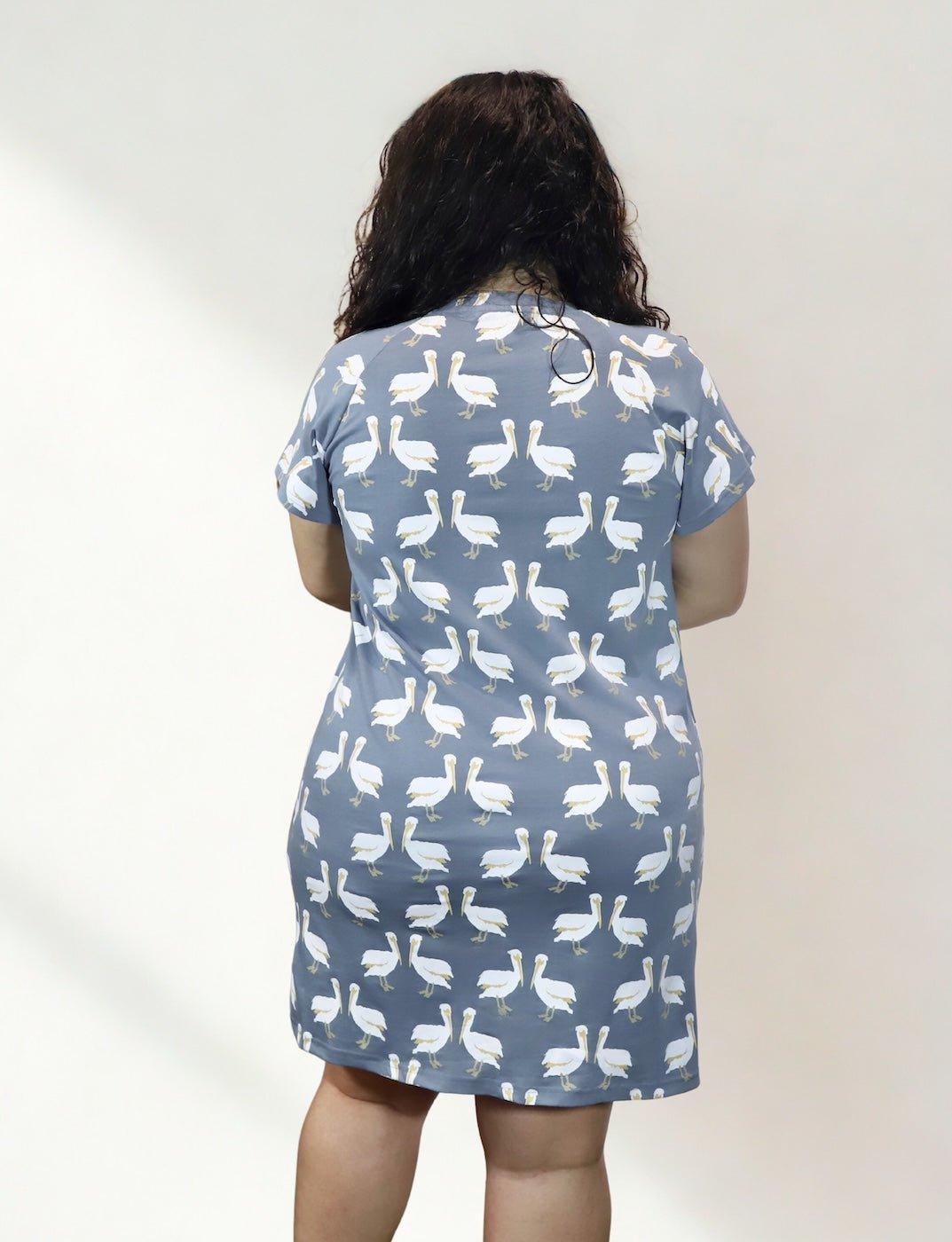 Pelican Bay Organic Cotton Shift Dress - Passion Lilie