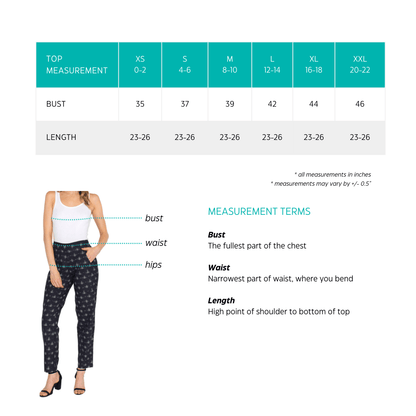Pinstripe Tank - Passion Lilie