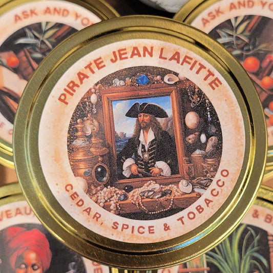 Pirate Jean Lafitte, Cedar Spice & Tobacco | Coconut Soy Candle
