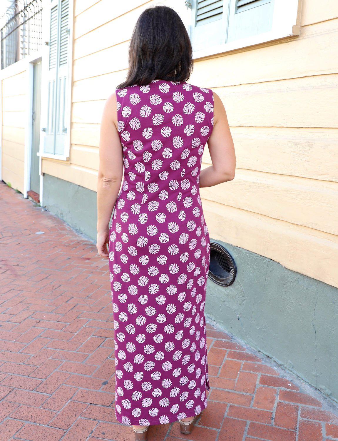 Plumeria Organic Dress - Passion Lilie