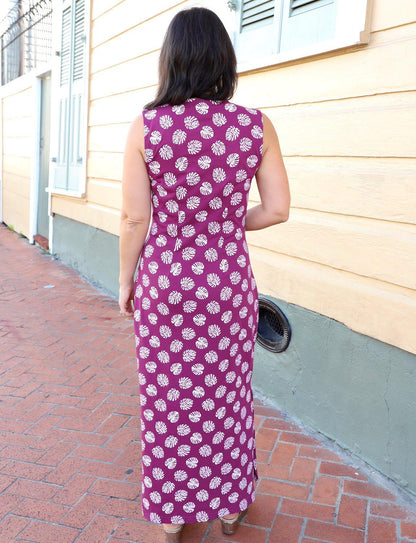 Plumeria Organic Dress - Passion Lilie