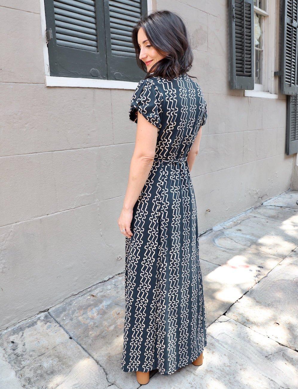 Rio Bend Organic Maxi Dress - Passion Lilie