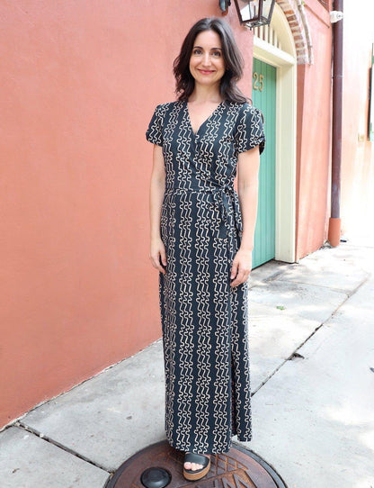 Rio Bend Organic Maxi Dress - Passion Lilie