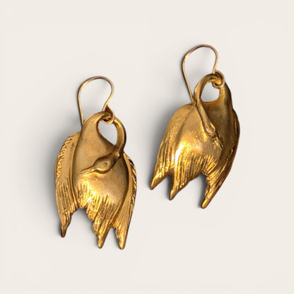 Swan Earrings