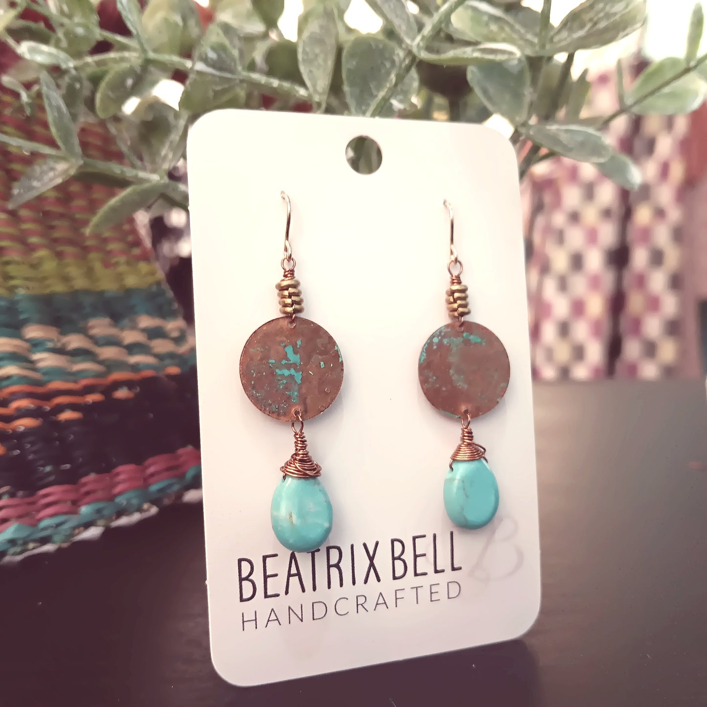 Charming Copper Earrings