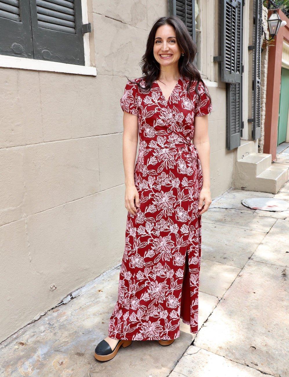 Ruby Magnolia Organic Maxi Dress - Passion Lilie