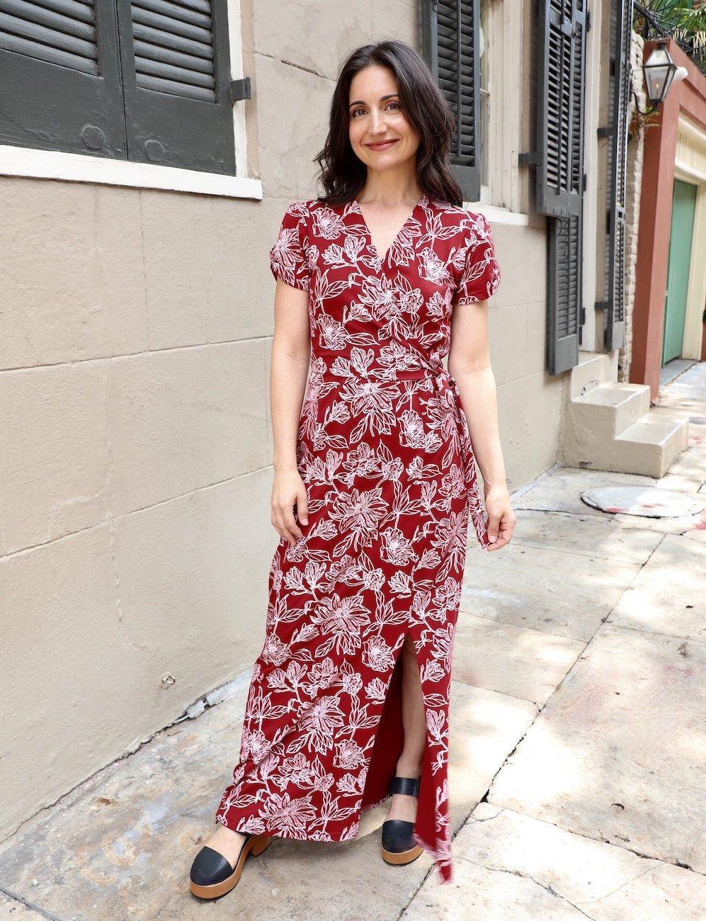 Ruby Magnolia Organic Maxi Dress - Passion Lilie