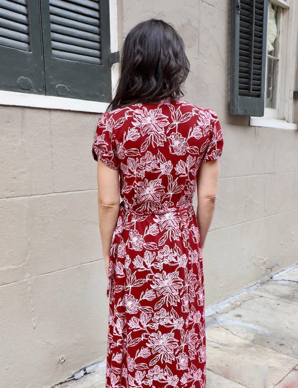 Ruby Magnolia Organic Maxi Dress - Passion Lilie