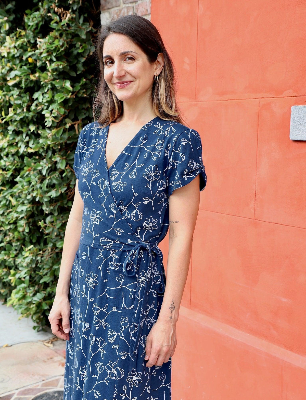 Sapphire Magnolia Organic Maxi Dress - Passion Lilie - Fair Trade - Sustainable Fashion