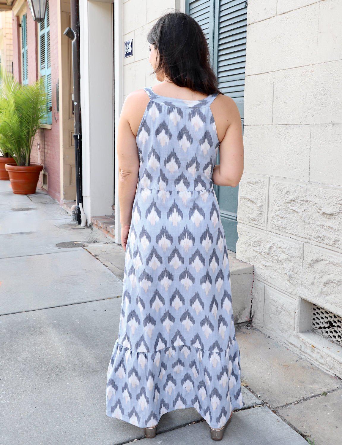 Seaside Organic Cotton Maxi Dress - Passion Lilie