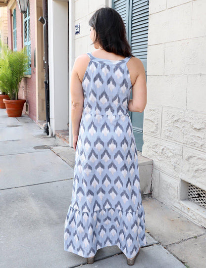 Seaside Organic Cotton Maxi Dress - Passion Lilie