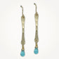 Stick Earrings • Sea Glass Quartz