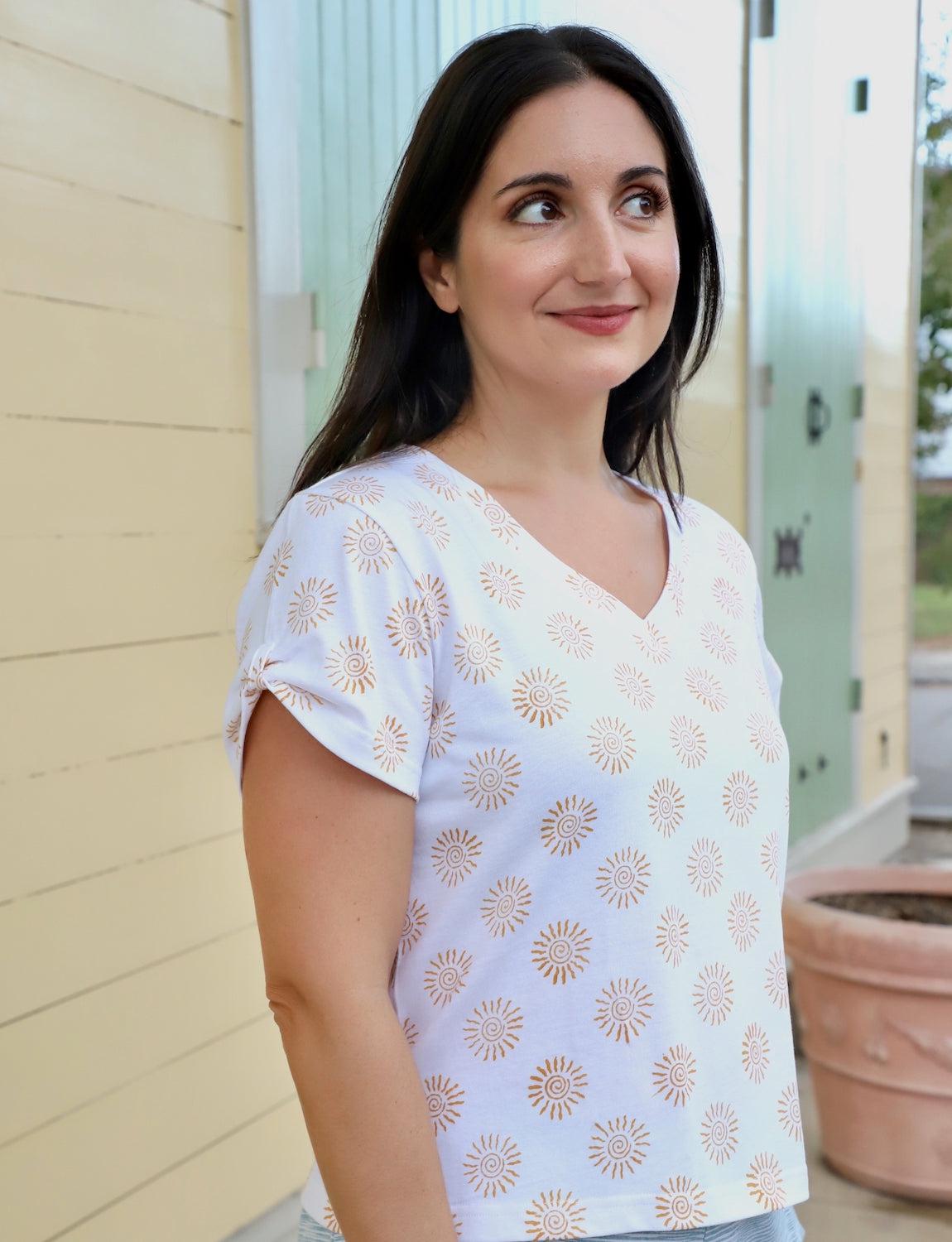 Sunny Organic Top - Passion Lilie