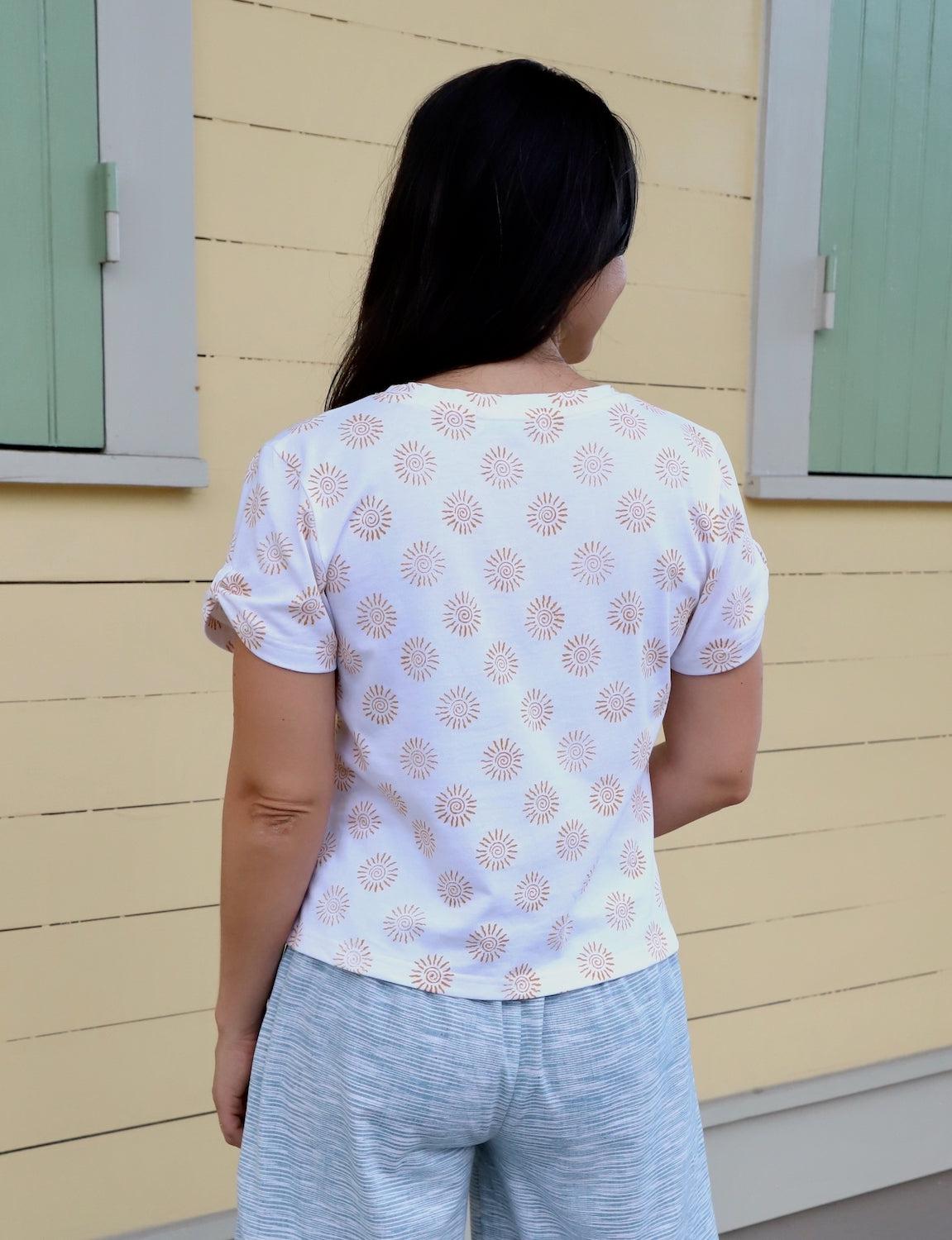 Sunny Organic Top - Passion Lilie