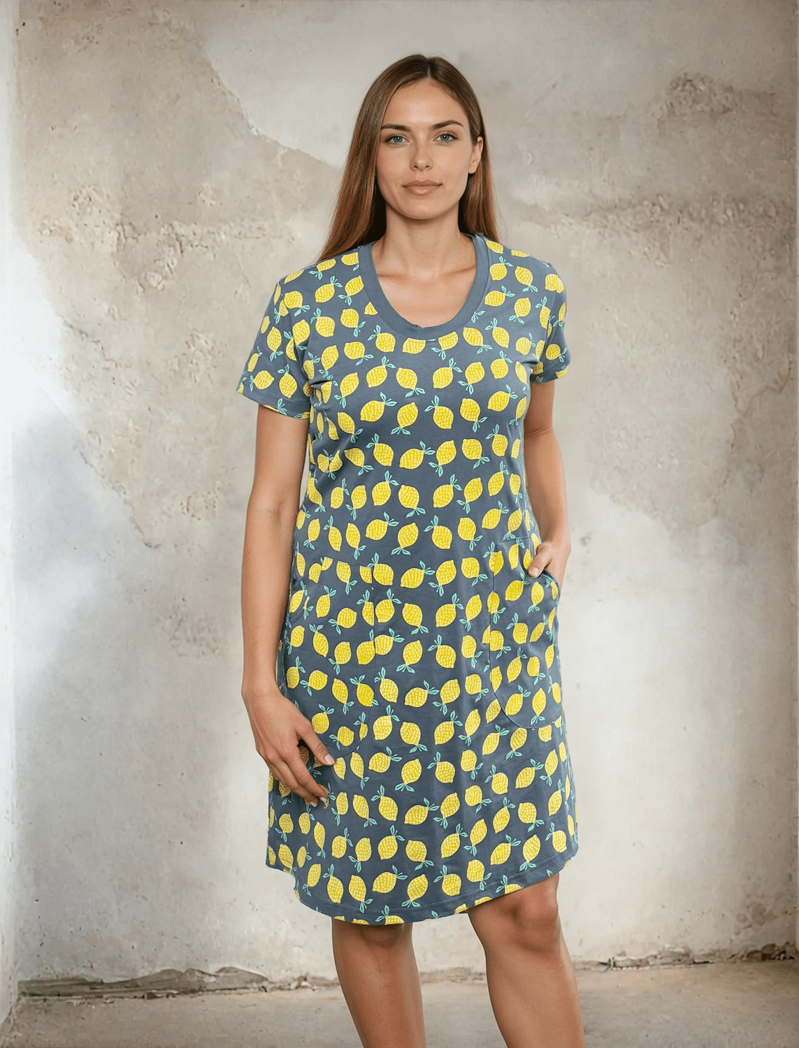 Sweet Lemon Organic Dress - Passion Lilie