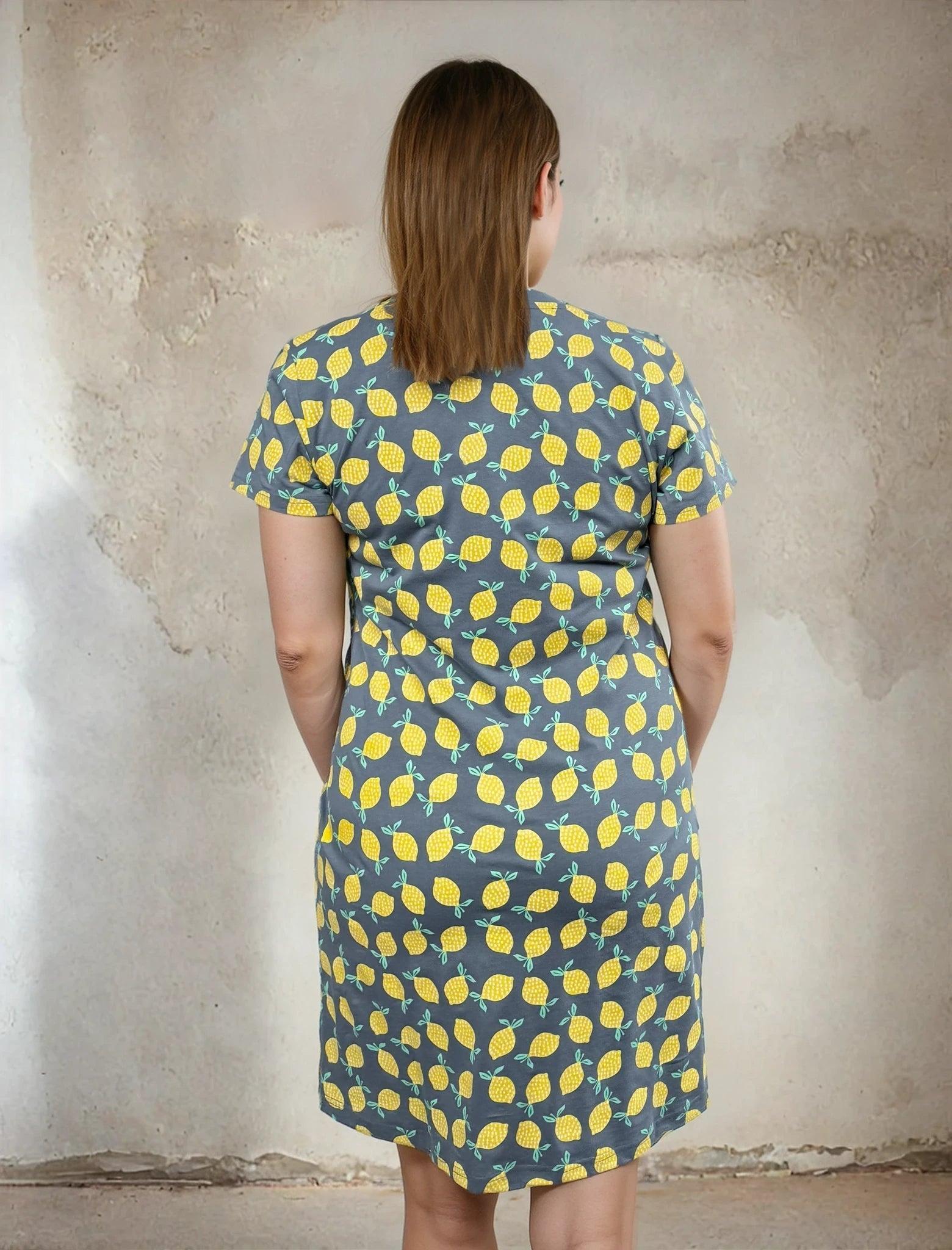 Sweet Lemon Organic Dress - Passion Lilie