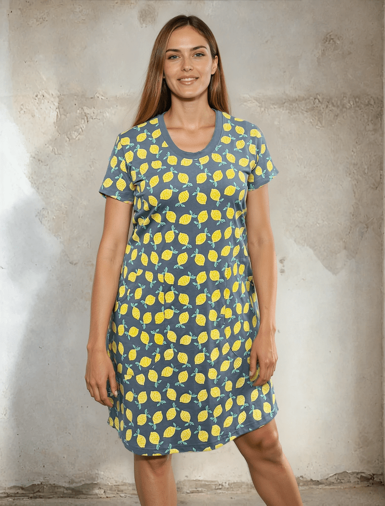 Sweet Lemon Organic Dress - Passion Lilie