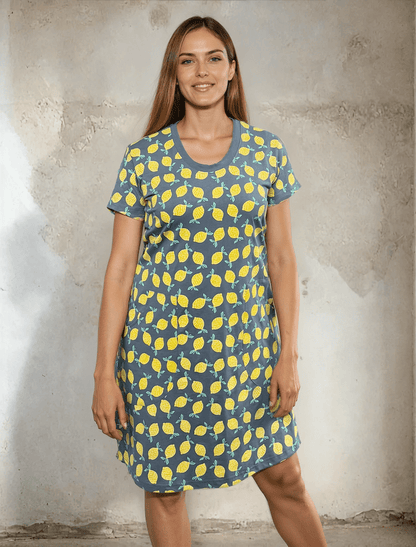 Sweet Lemon Organic Dress - Passion Lilie