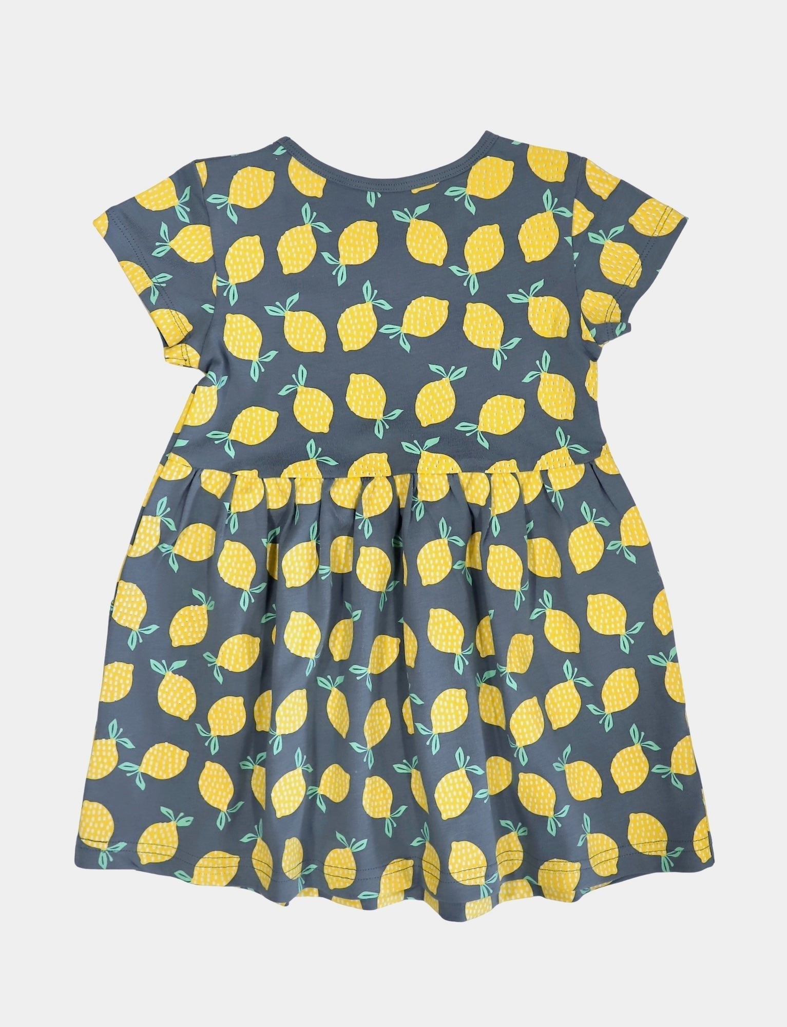 Sweet Little Lemon Organic Twirl Dress - Passion Lilie
