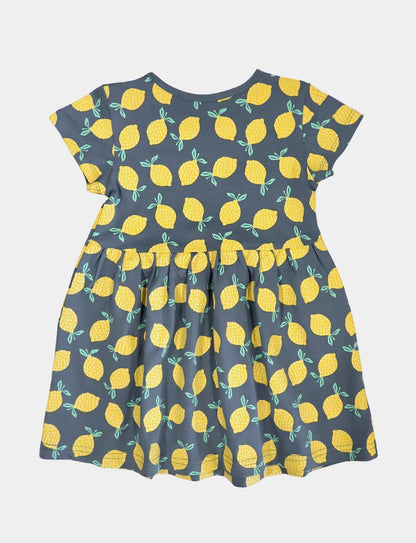 Sweet Little Lemon Organic Twirl Dress - Passion Lilie