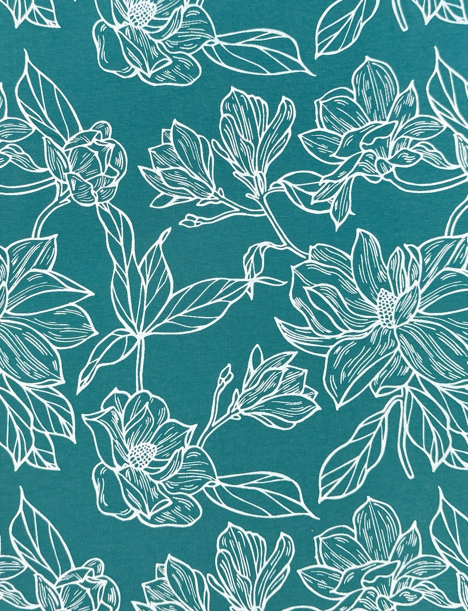 Teal Magnolia Organic Maxi Dress - Passion Lilie