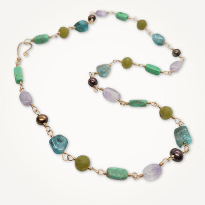 Zola Necklace • Gemstone Mix
