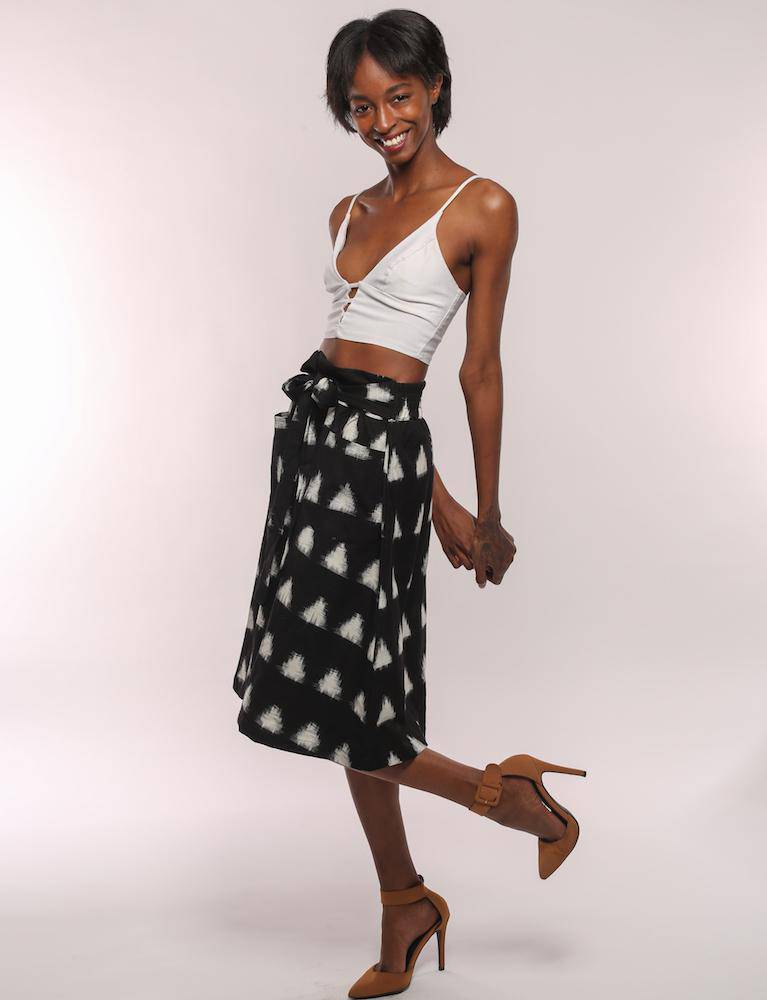 Triangles Midi Skirt - Passion Lilie - Fair Trade - Sustainable Fashion