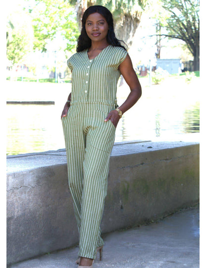 Olive Jumpsuit - Passion Lilie - Fair Trade - Sustainable Fashion