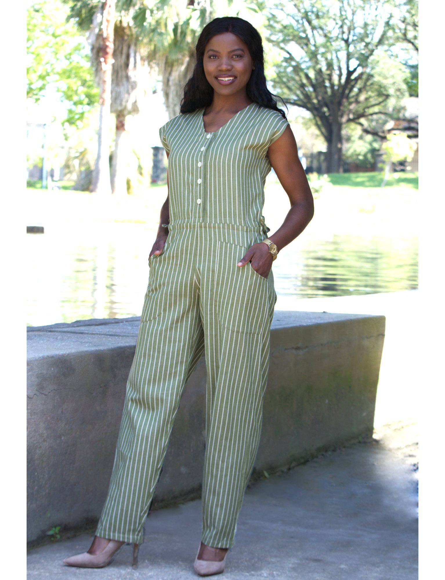 Olive Jumpsuit - Passion Lilie - Fair Trade - Sustainable Fashion