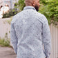 The Diagonal Men's Button Down Shirt - Organic Cotton - Passion Lilie - Fair Trade - Sustainable Fashion