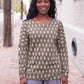 Lennox Organic Fleece Sweater - Passion Lilie - Fair Trade - Sustainable Fashion